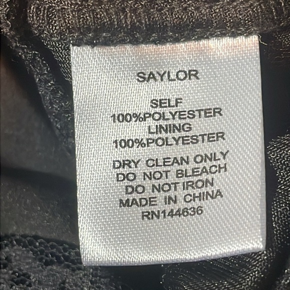 Saylor Black Velvet Raegan Puff Sleeve Lace Top Blouse Witchy Goth Romantic M - Picture 6 of 8